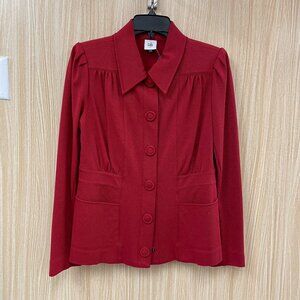 cabi Spencer Red Blazer Size Small